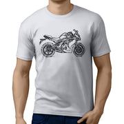 JL Illustration For A Kawasaki ER6F Motorbike Fan T-shirt