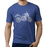 JL Illustration For A Kawasaki ER6N Motorbike Fan T-shirt