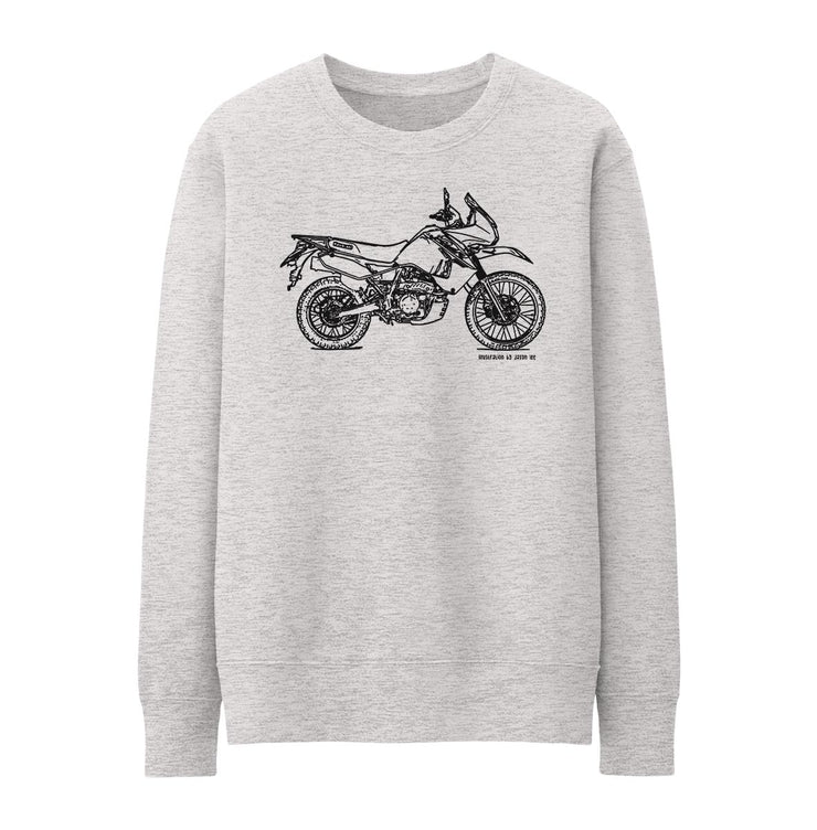 JL Illustration For A Kawasaki KLR650 Motorbike Fan Jumper