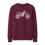 JL Illustration For A Kawasaki KX250F Motorbike Fan Jumper