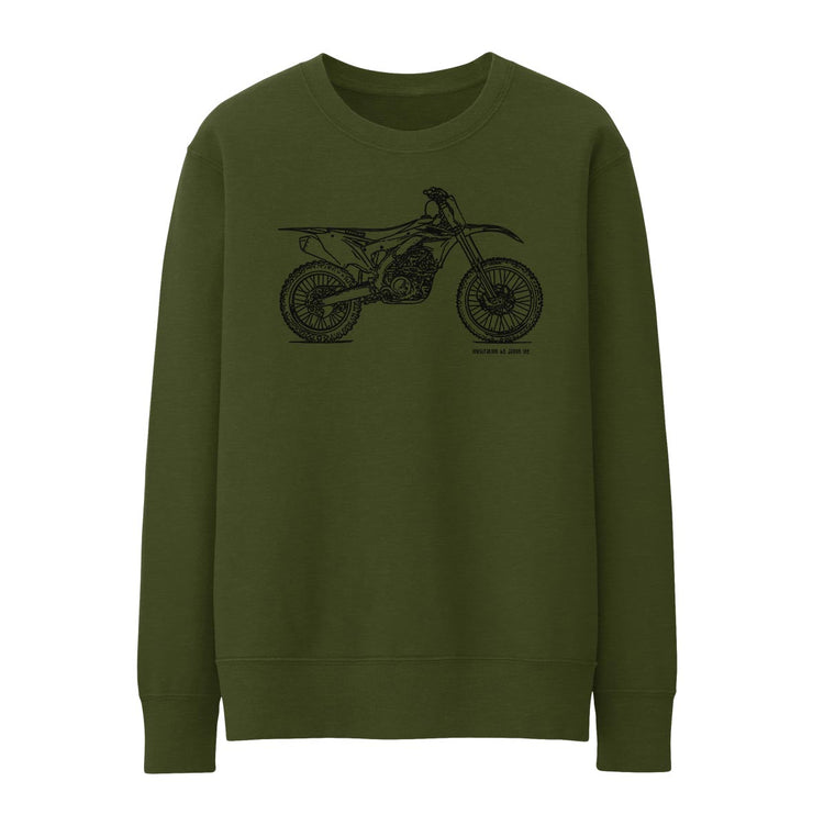 JL Illustration For A Kawasaki KX450F Motorbike Fan Jumper