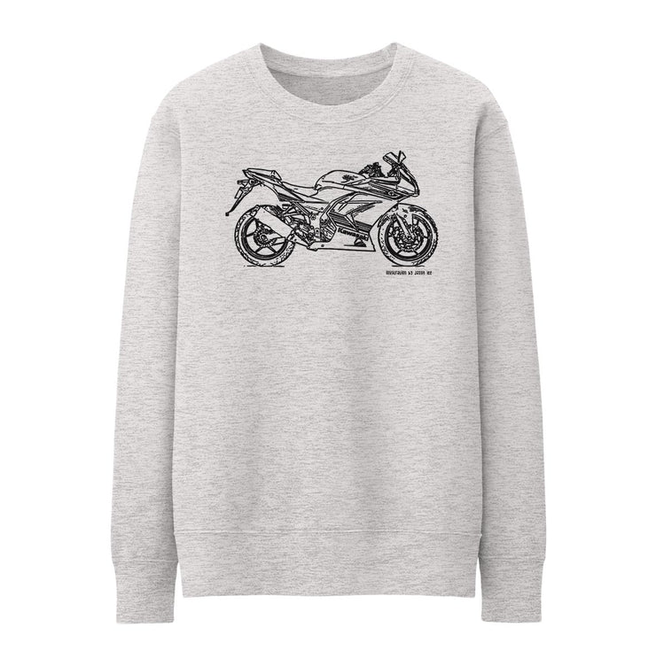 JL Illustration For A Kawasaki Ninja 250R Motorbike Fan Jumper