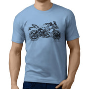 JL Illustration For A Kawasaki Ninja 650 Motorbike Fan T-shirt