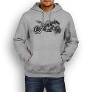 JL Illustration For A Kawasaki Ninja H2R Motorbike Fan Hoodie