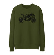 JL Illustration For A Kawasaki Ninja H2R Motorbike Fan Jumper