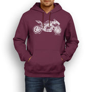 JL Illustration For A Kawasaki Ninja H2R Motorbike Fan Hoodie