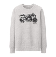 JL Illustration For A Kawasaki Ninja H2 Motorbike Fan Jumper