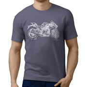 JL Illustration For A Kawasaki Ninja H2 Motorbike Fan T-shirt