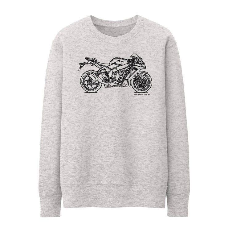 JL Illustration For A Kawasaki Ninja ZX10RR Motorbike Fan Jumper