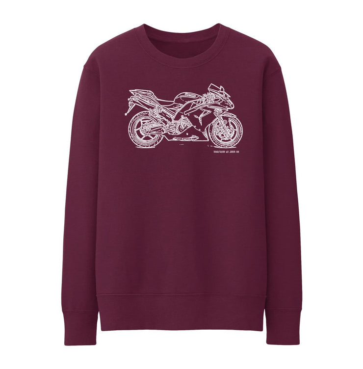 JL Illustration For A Kawasaki Ninja ZX10R 2007 Motorbike Fan Jumper