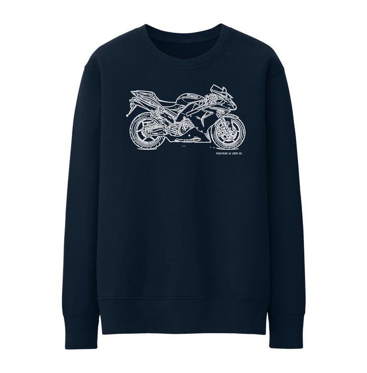 JL Illustration For A Kawasaki Ninja ZX10R 2007 Motorbike Fan Jumper