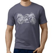 JL Illustration For A Kawasaki Ninja ZX10R 2007 Motorbike Fan T-shirt