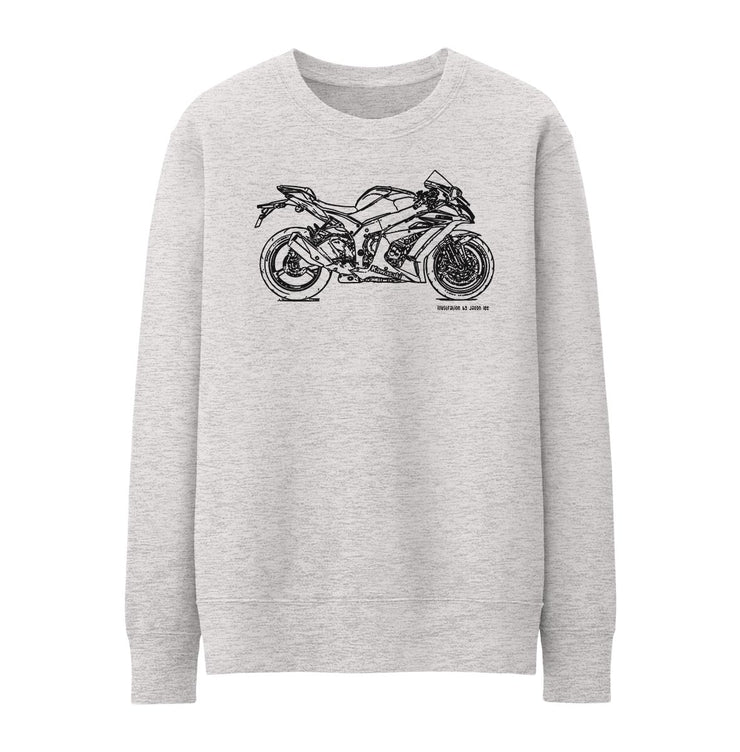 JL Illustration For A Kawasaki Ninja ZX10R 2016 Motorbike Fan Jumper