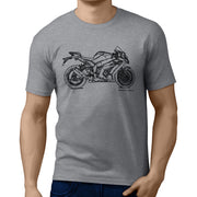 JL Illustration For A Kawasaki Ninja ZX10R 2016 Motorbike Fan T-shirt