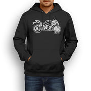 JL Illustration For A Kawasaki Ninja ZX10R 2016 Motorbike Fan Hoodie