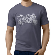 JL Illustration For A Kawasaki Ninja ZX10R KRT Motorbike Fan T-shirt