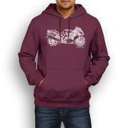 JL Illustration For A Kawasaki Ninja ZX14R Motorbike Fan Hoodie