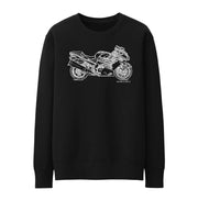 JL Illustration For A Kawasaki Ninja ZX14R Motorbike Fan Jumper