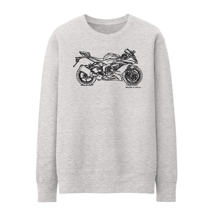 JL Illustration For A Kawasaki Ninja ZX 6R A Motorbike Fan Jumper