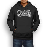 JL Illustration For A Kawasaki Ninja ZX 6R A Motorbike Fan Hoodie