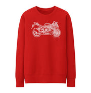 JL Illustration For A Kawasaki Ninja ZX 6R KRT Motorbike Fan Jumper