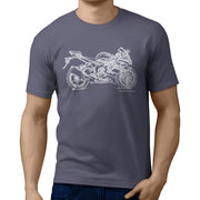 JL Illustration For A Kawasaki Ninja ZX 6R KRT Motorbike Fan T-shirt