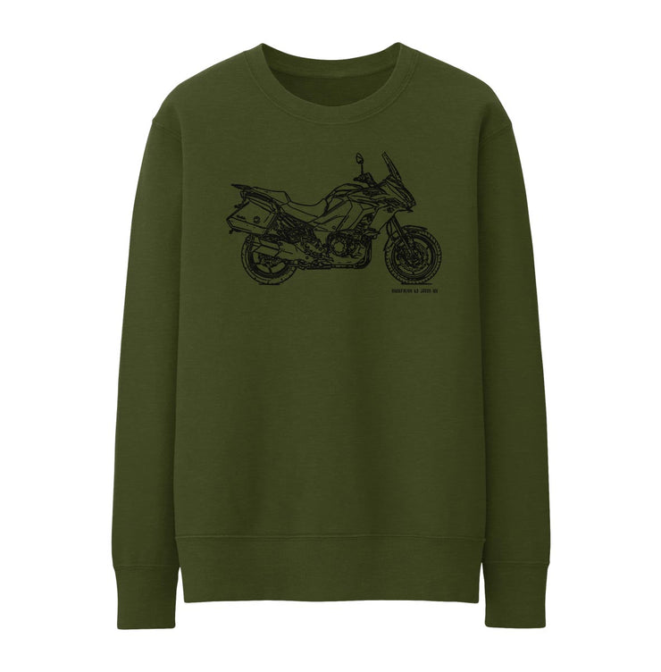 JL Illustration For A Kawasaki Versys 1000 LT Motorbike Fan Jumper