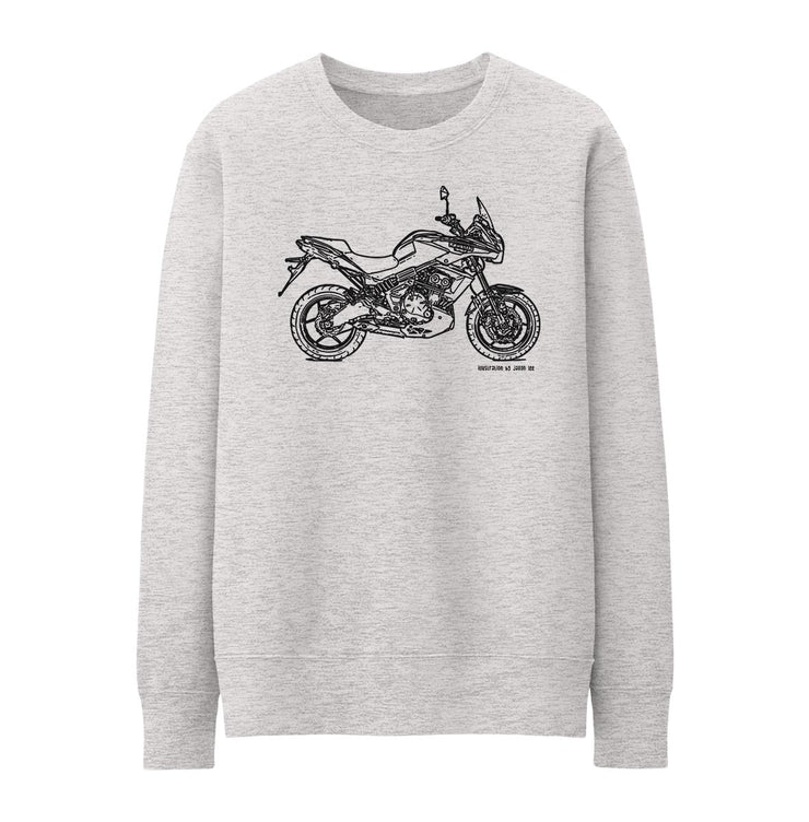 JL Illustration For A Kawasaki Versys 650 Motorbike Fan Jumper