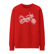 JL Illustration For A Kawasaki Versys 650 Motorbike Fan Jumper