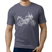 JL Illustration For A Kawasaki Versys 650 Motorbike Fan T-shirt