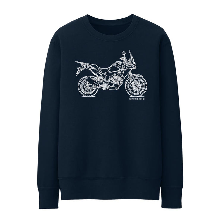 JL Illustration For A Kawasaki Versys X300 Motorbike Fan Jumper