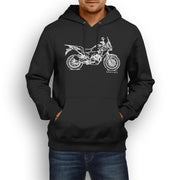 JL Illustration For A Kawasaki Versys X300 Motorbike Fan Hoodie
