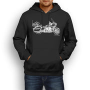 JL Illustration For A Kawasaki Vulcan 1700 Voyager Motorbike Fan Hoodie