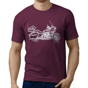 JL Illustration For A Kawasaki Vulcan 1700 Voyager Motorbike Fan T-shirt