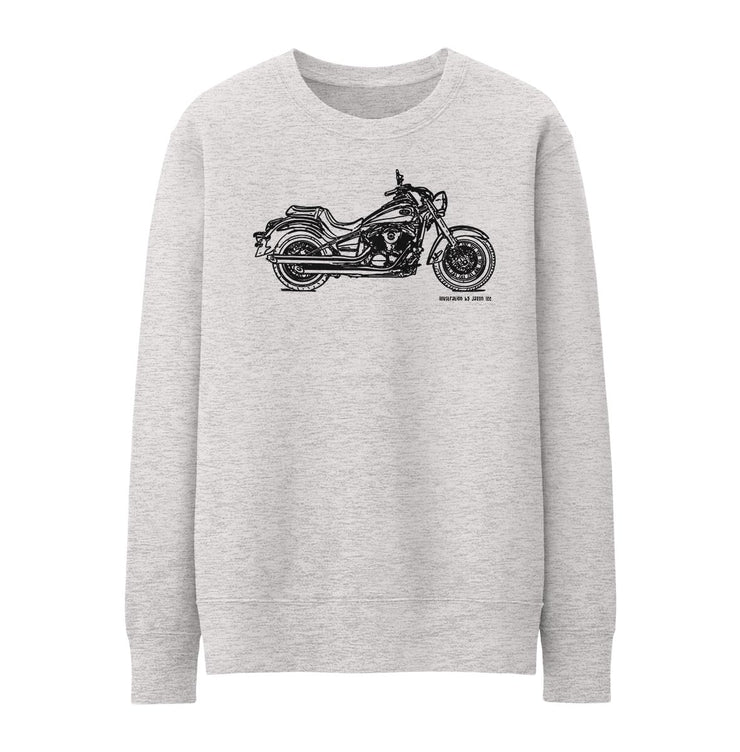 JL Illustration For A Kawasaki Vulcan 900 Motorbike Fan Jumper