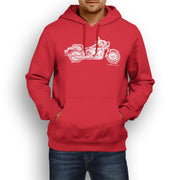 JL Illustration For A Kawasaki Vulcan 900 Motorbike Fan Hoodie