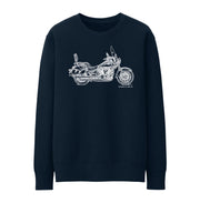 JL Illustration For A Kawasaki Vulcan 900 Classic LT Motorbike Fan Jumper