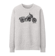 JL Illustration For A Kawasaki Vulcan S Cafe Motorbike Fan Jumper