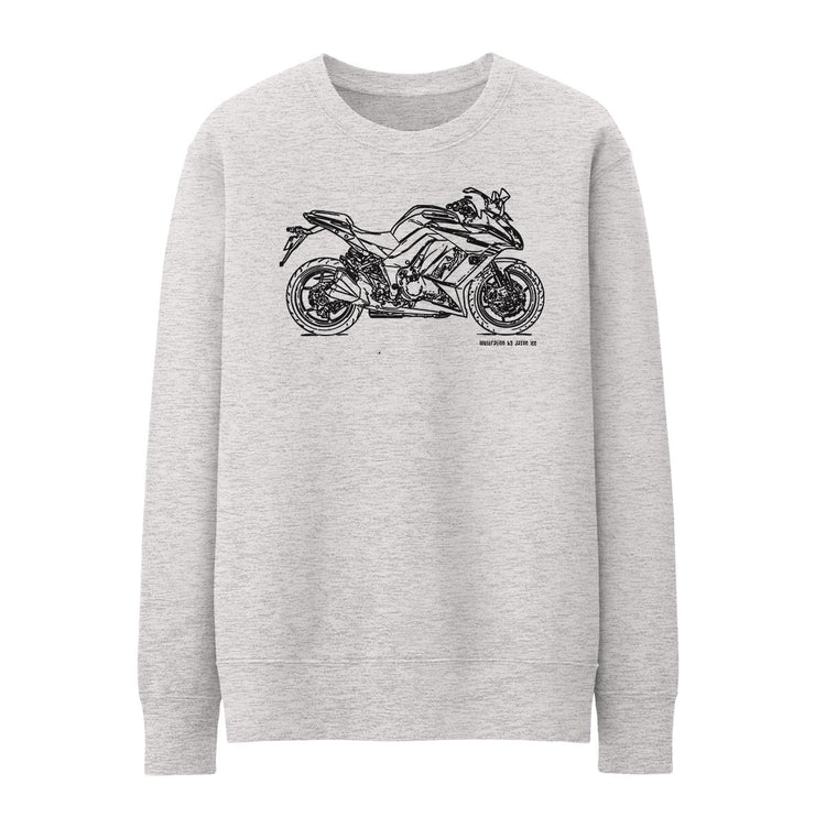 JL Illustration For A Kawasaki Z1000SX 2016 Motorbike Fan Jumper