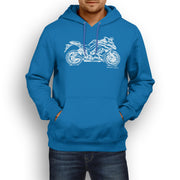 JL Illustration For A Kawasaki Z1000SX 2016 Motorbike Fan Hoodie