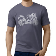 JL Illustration For A Kawasaki Z1000SX 2016 Motorbike Fan T-shirt