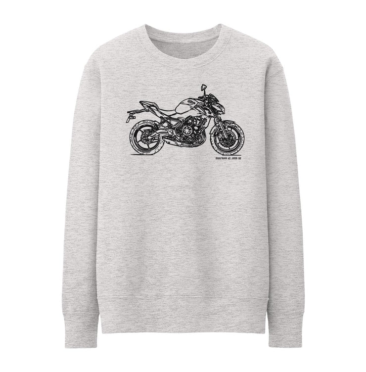 JL Illustration For A Kawasaki Z650 Motorbike Fan Jumper