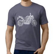 JL Illustration For A Kawasaki Z750 Motorbike Fan T-shirt
