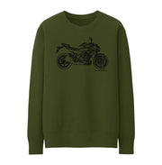 JL Illustration For A Kawasaki Z800 Motorbike Fan Jumper