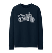 JL Illustration For A Kawasaki Z800 Motorbike Fan Jumper