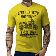 JL Speed Illustration For A Kawasaki Z900 RS 2018 Motorbike Fan T-shirt