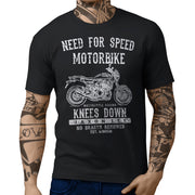 JL Speed Illustration For A Kawasaki Z900 RS 2018 Motorbike Fan T-shirt