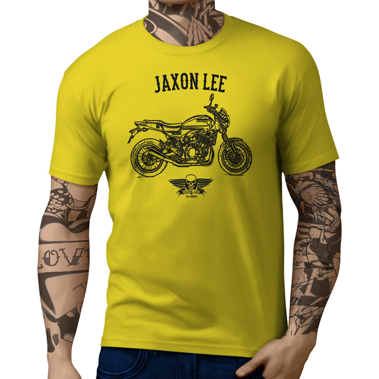 Jaxon Lee Illustration For A Kawasaki Z900 RS 2018 Motorbike Fan T-shirt