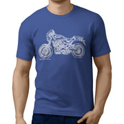 JL* Illustration For A Kawasaki Z900 RS CAFE Motorbike Fan T-shirt