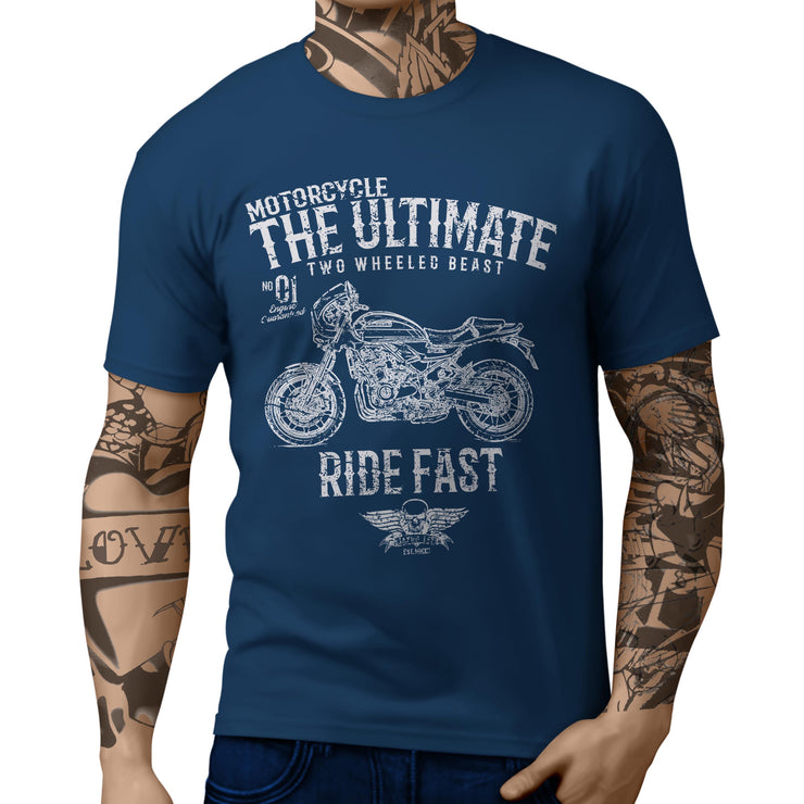 JL Ultimate Illustration For A Kawasaki Z900 RS Cafe 2018 Motorbike Fan T-shirt